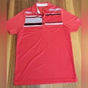 FILA Men's Pink Polo Shirt
